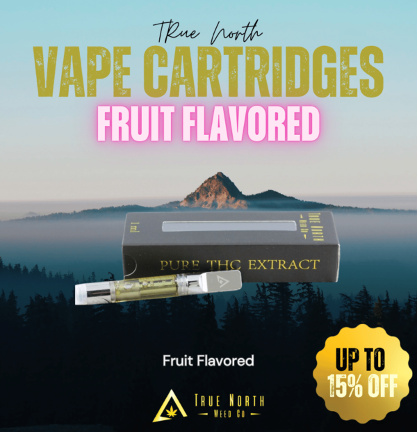 true north 510 fruit flavored vape catridges