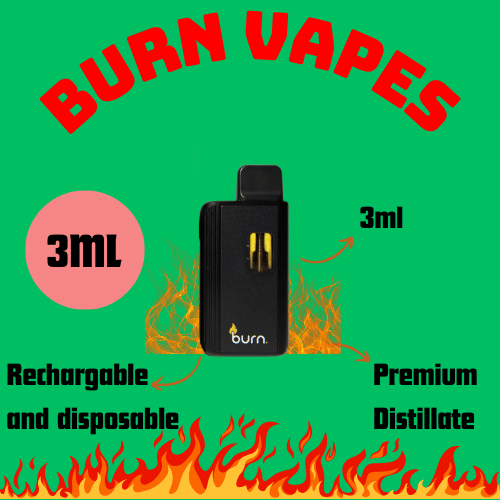 burn 3ml disposable vape