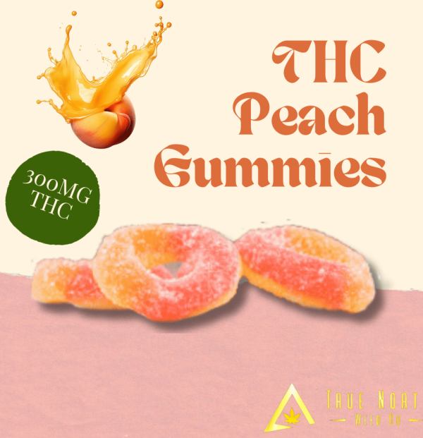 buy thc peach gummies