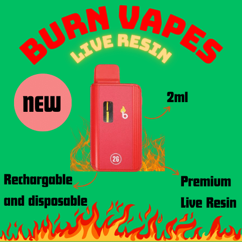 burn live resin 2g vapes